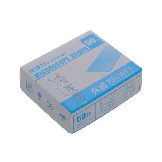 OEM ODM Custom Laboratory -Mikroskop -Objektträgerglas für biologische Proben Beobachtung verwendet