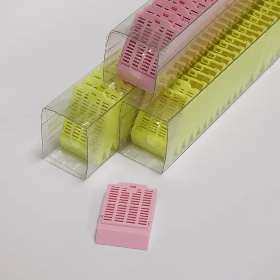 Hochwertige Casso -Einbettungskassettenbox für Laborbiopsie -Biopsie -Gewebe -Einbettungskassetten