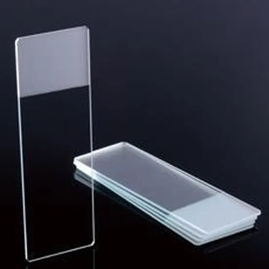 Hochwertiges flaches Labor -Mikroskop -Objektträgerglas für die Prüfung der Pathologie -Folie verwendet