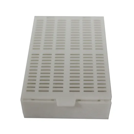 OEM Custom Color Customized Tissue Einbettungskassettenbox für Histopathologie -Labors verwendet