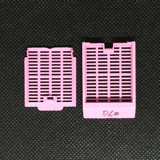 OEM ODM Custom Tissue Plastic -Einbettungskassettenbox verwendet zur Qualitätskontrolle