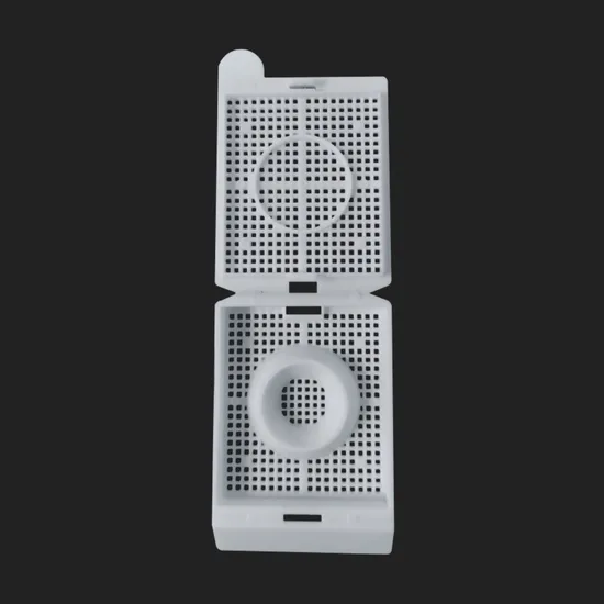 China Hersteller Plastikbiopsie -Gewebe -Einbettungskassettenkasten zur Qualitätskontrolle verwendet